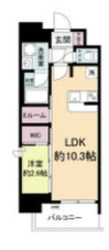 セレニテフラン本町の物件間取画像